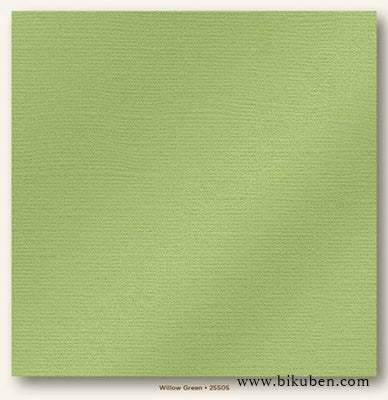 My Colors Cardstock - Glimmer - Willow Green 12x12"