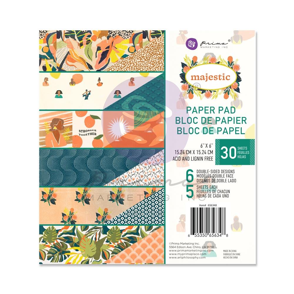Prima - Majestic - Paper Pad    6 x 6"