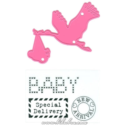 Marianne Design - Stork Stamp & Die Set