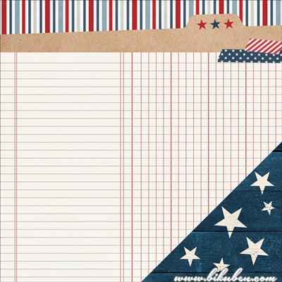 Simple Stories - Stars & Stripe - Freedom 12x12"