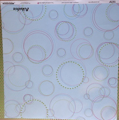 Heidi Grace: Shimmer & Glitter paper - Loving You - Glitter round & round 12x12"
