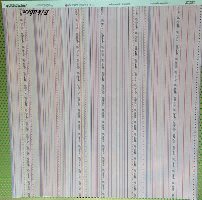 Heidi Grace: Shimmer & Glitter paper - Girlfriends - Glitter Stripes 12x12"