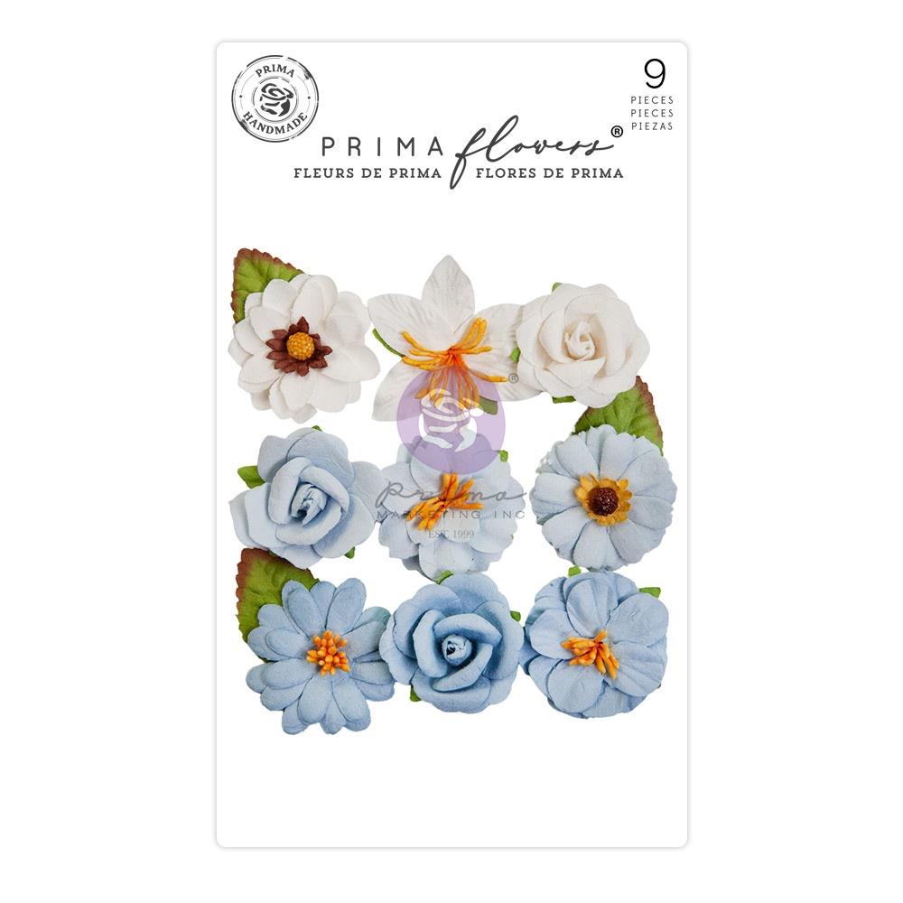 Prima - Spring Abstract - Mulberry Paper Flowers - Shades of Spring