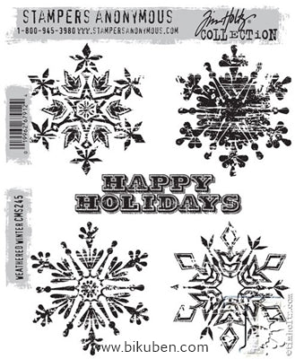 Tim Holtz Collection - Weathered Winter - Stamps