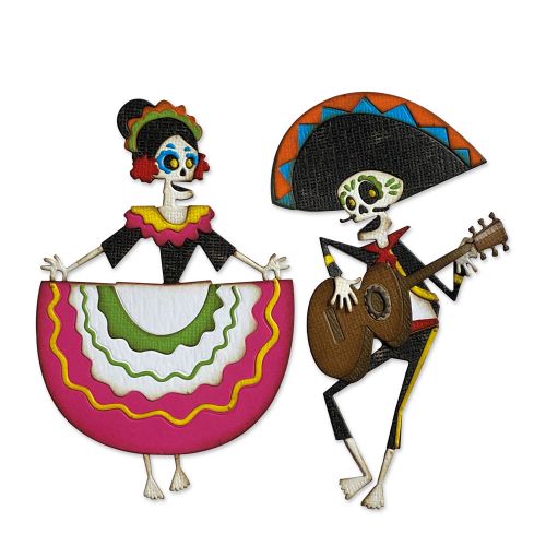 Sizzix - Tim Holtz Alterations - Thinlits - Colorize - Day of the Dead
