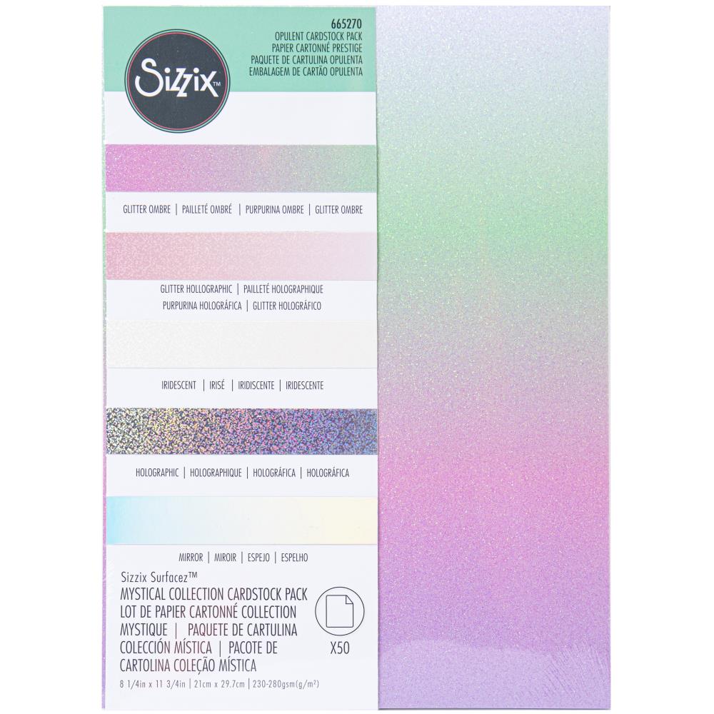 Sizzix - The Opulent Cardstock Pad -  Mystical - 50 pack