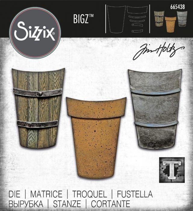 Sizzix - Tim Holtz Alterations - Bigz Die - Potted 2