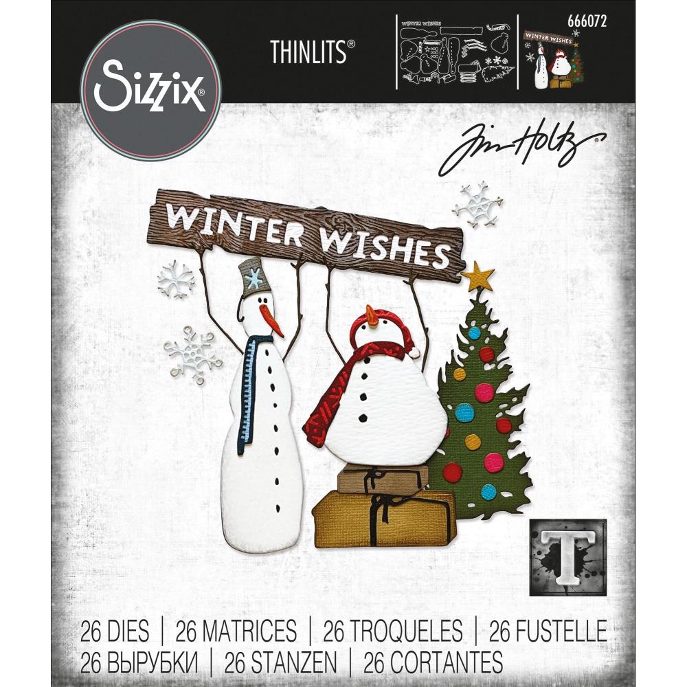 Sizzix - Tim Holtz  - Classic Thinlits - Twig and Stump
