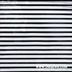 WRMK: CP Acetate Sheet - Stripe w/black Foil   12 x 12"