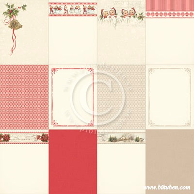 Pion Design - Memory Notes - Christmas in Norway I         12 x 12"