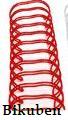 Zutter: 3/8 Wires Red