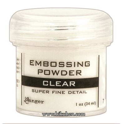 Embossing Pulver - Super Fine Detail - Clear