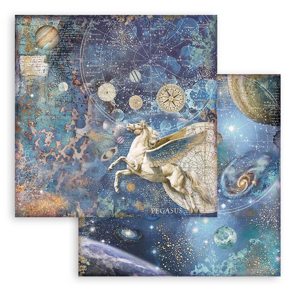 Stamperia - Cosmos Infinity - Paper Pad - 8 x 8"