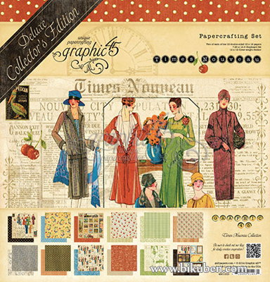 Graphic 45 - Times Nouveau - Collectors Edition - Paper Pad 12x12"