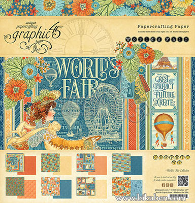 Graphic45 - World's Fair - 12x12" Paper Pad