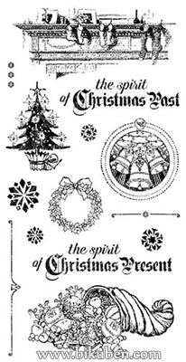 Graphic45 - Christmas Carol - Cling stamps 2