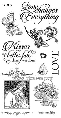 Graphic45 - Mon Amour - Clings stamps 3