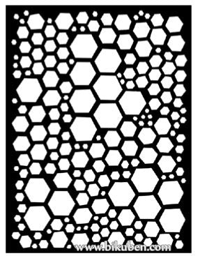 Dylusions - Small Stencil - Honeycomb