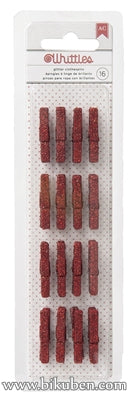 American Craft - Clothespins - Whittles - Red