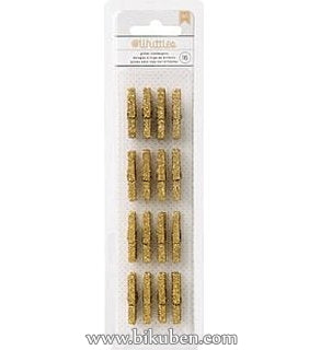 American Craft - Clothespins - Whittles - Gold