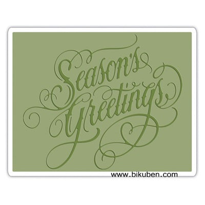 Sizzix - Tim Holtz Alterations - Seasons Greetings - Embossing Folders 