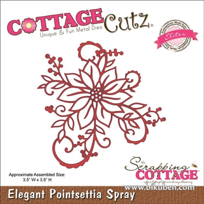 Cottagecutz - Elegant Poinsettia Dies