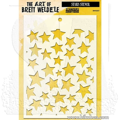 Brett Weldele Collection - Stencils - Stars