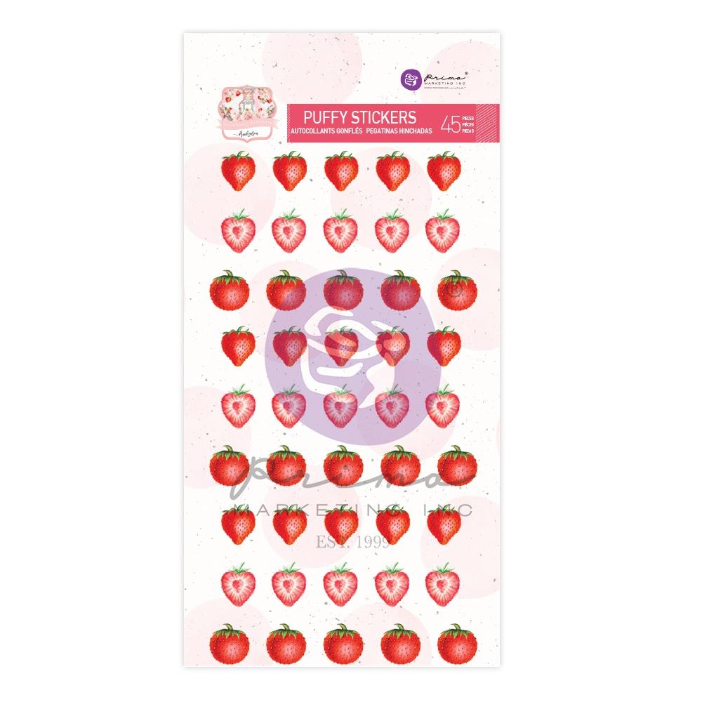 Prima - Strawberry Milkshake - Puffy Stickers 1