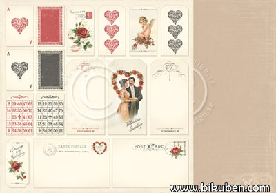 Pion Design - To my Valentine - Tags 12x12"