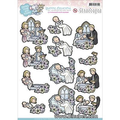 Yvonne Creations - 3D Punchout Sheet - Smiles & Hugs 