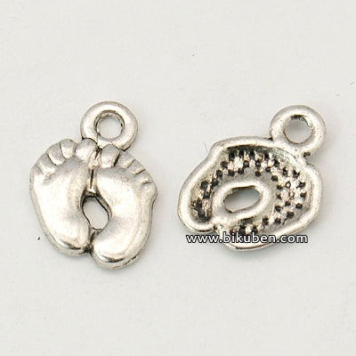 Charms - Antique Silver - Babyfeet