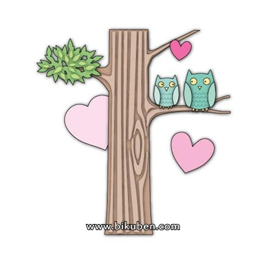  Memory Box - Owl Tree Die