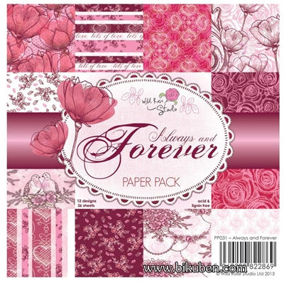 Wild Rose Studio - Always & Forever 6x6" Paper Pad