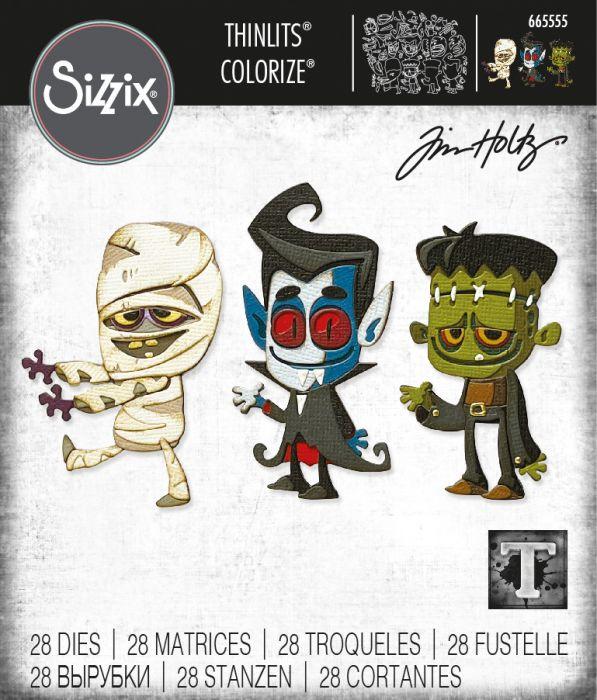 Sizzix - Tim Holtz Alterations - Thinlits - Colorize - Costume Party