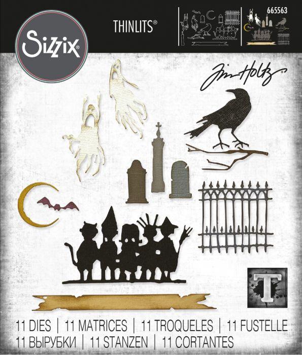 Sizzix - Tim Holtz Alterations - Thinlits - Vault Series - Halloween 2021