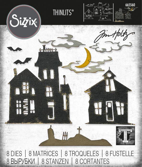 Sizzix - Tim Holtz Alterations - Thinlits - Ghost Town 2