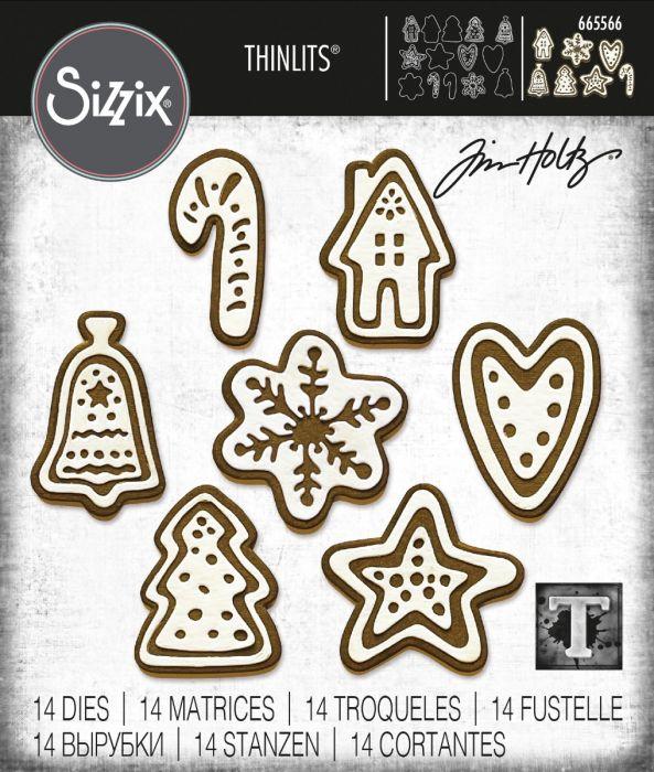 Sizzix - Tim Holtz Alterations - Thinlits - Christmas Cookies