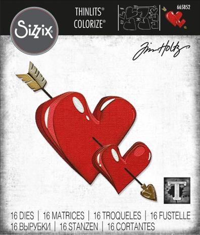 Sizzix - Tim Holtz Alterations - Thinlits Colorize - Lovestruck