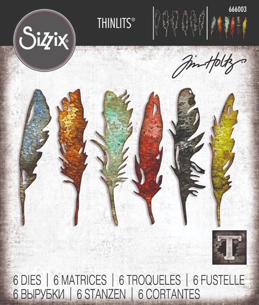 Sizzix - Tim Holtz - Thinlits  - Feathery