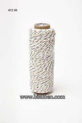 May Arts - Baker's Twine - White/Gold
