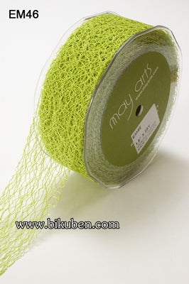 May Arts - Net Ribbon - Parrot Green - METERSVIS