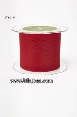 May Arts - Tulle - Red 3" - METERSVIS
