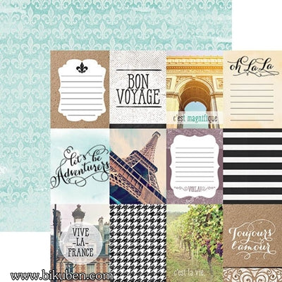 PaperHouse - Discover France - Tags 12x12"