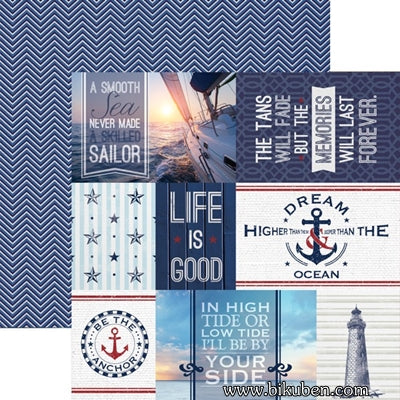 Paper House - Nautical  - Tags 12x12"