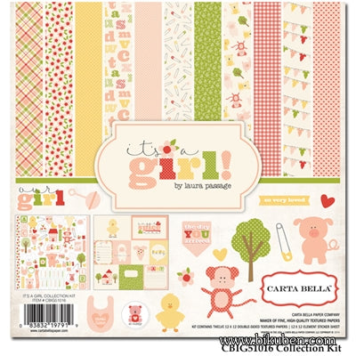 Carta Bella - It's a Girl - 12x12" Collection Kit
