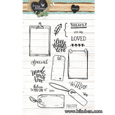 Studiolight - Love & Home 1 - Clear Stamp