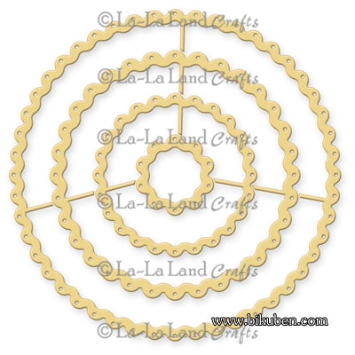 La La Land -  Scallop Circle Dies