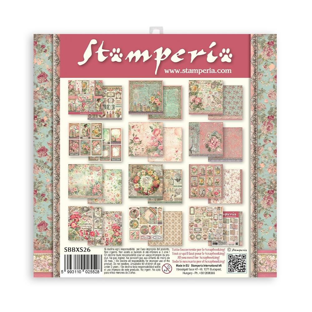 Stamperia - Rose Parfume - Paper Pack - 10 pk -    6 x 6"