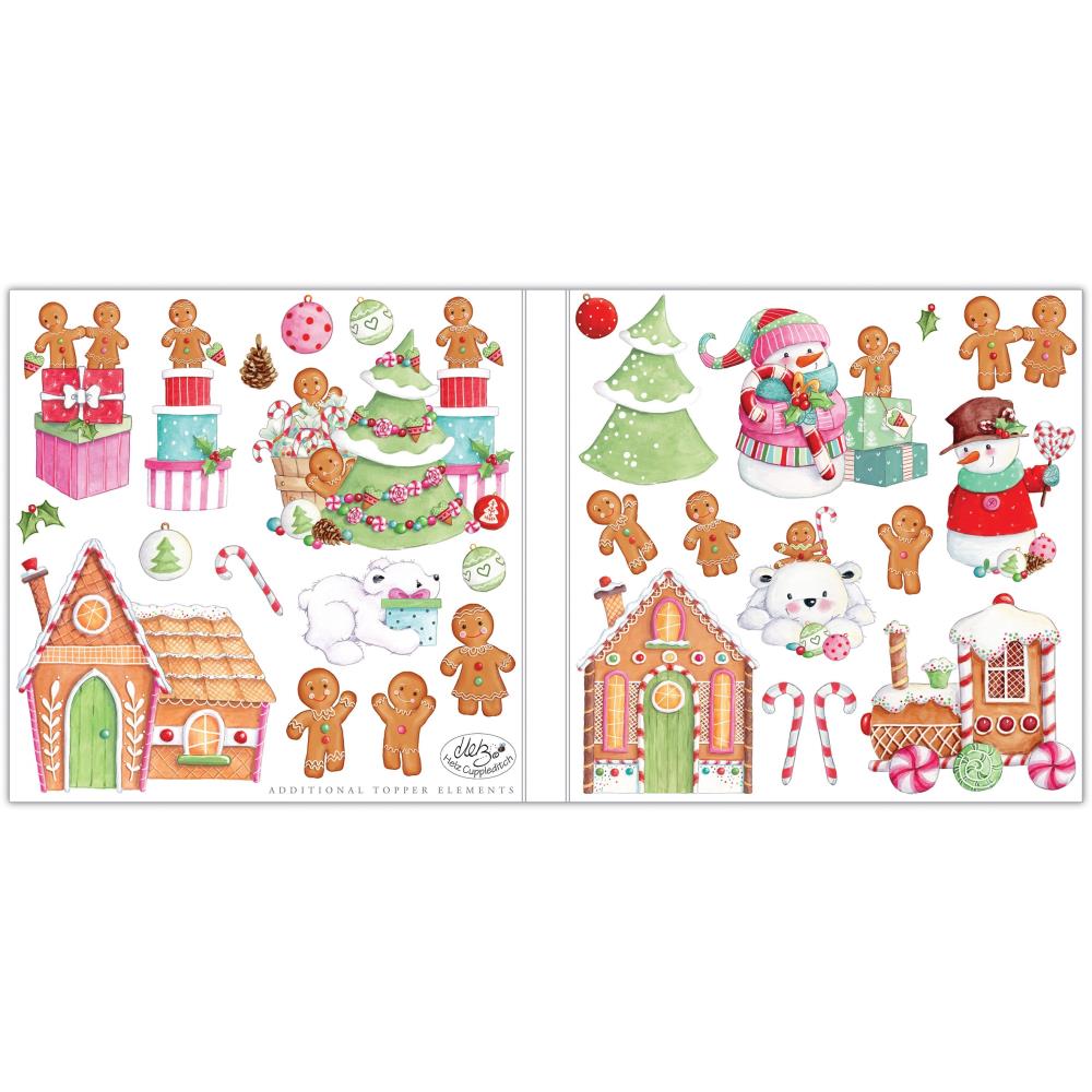 Craft Consortium - Candy Christmas - Paper Pad  6 x 6"