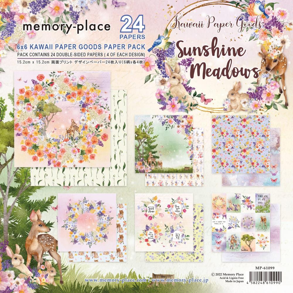 Memory Place - Sunshine Meadow - Paper Pack  -  6 x 6"